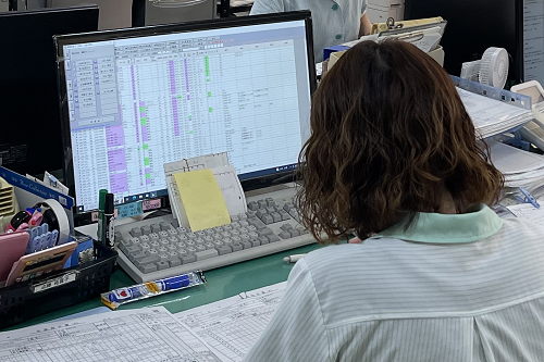 自社システムへ内容登録